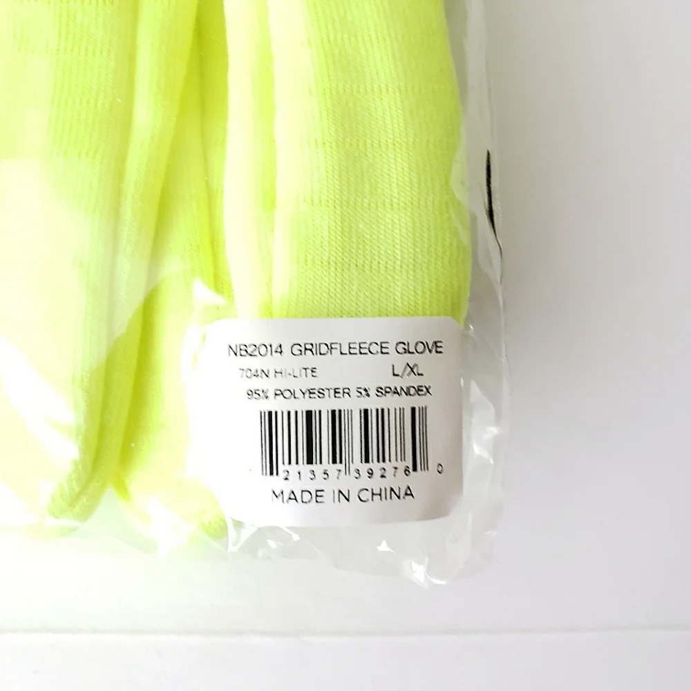 New Balance Grid Fleece Gloves L/XL
